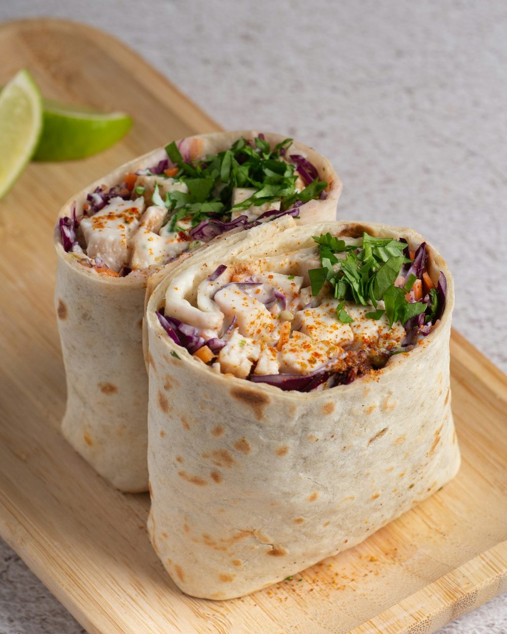Halloumi wrap